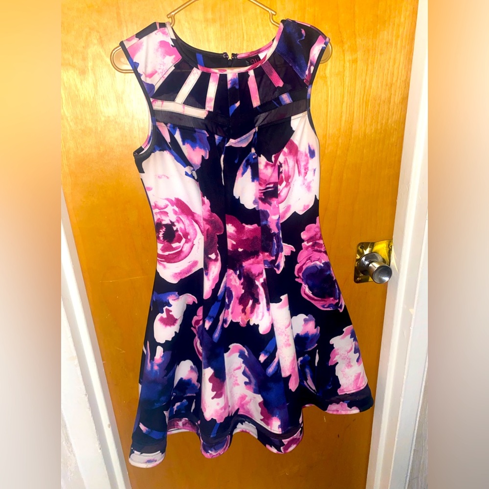 Pink, Black, & Purple mixed dress